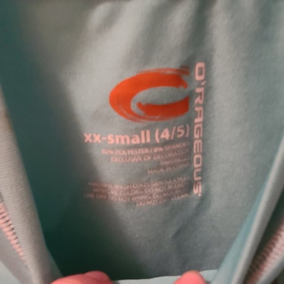 Teal colored rashguard - Picture 5 of 6